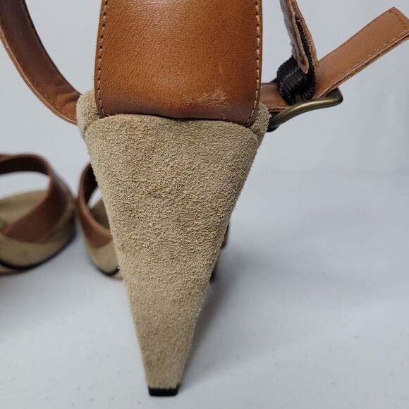 NIB Michael Kors Wonka Leather High Heel Sandals - Picture 6 of 6